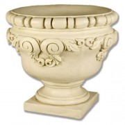 Curl Patio Urn 20in. (Monecello) - Fiberglass Resin - Indoor/Outdoor