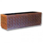 Button Window Box 9in. (G) Fiberglass Resin Indoor/Outdoor Garden