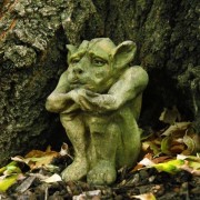 Emmett Gargoyle Large 12in. Fiberglass Resin Indoor/Outdoor Garden