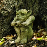 Emmett Gargoyle Large 12in. Fiberglass Resin Indoor/Outdoor Garden