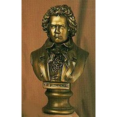 Beethoven Bust-21in. Fiberglass Indoor/Outdoor Garden - - T7342 Beethoven Bust-21in. Fiberglass Indoor/Outdoor Garden - - T7342