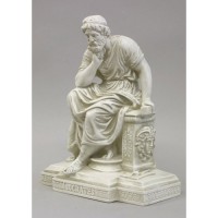 Socrates Seated - Fiberglass Resin Indoor/Outdoor Garden Statue