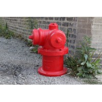 Chicago Fire Hydrant Fiberglass Resin Indoor/Outdoor Garden