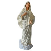 Medjugorje Statue - Lightweight Fiberglass Resin - Indoor/Outdoor Church Statuary Medjugorje Statue - Lightweight Fiberglass Resin - Indoor/Outdoor Church Statuary