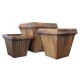 Lunz Pot Medium 16in. High - Fiber Stone Resin - Indoor/Outdoor Statue -  - FS61030B