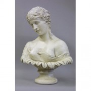 Clytie Bust Fiberglass Resin 23in. High - Indoor/Outdoor Garden Statue