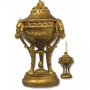 Three Legged Candleholder/Urn Fiberglass Resin Indoor/Outdoor Garden