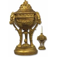 Three Legged Candleholder/Urn Fiberglass Resin Indoor/Outdoor Garden
