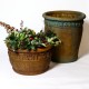 Cornice Pot Wide 11in. B - Fiber Stone Resin - Indoor/Outdoor Statue -  - FS62033B