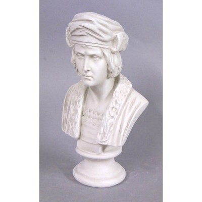 Columbus Bust Small - Fiberglass - Indoor/Outdoor Garden Statue -  - T131