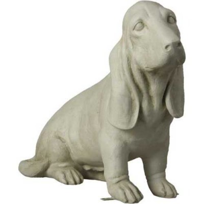 Basset Hound 18in. - Fiberglass - Indoor/Outdoor Garden Statue -  - FDSB274