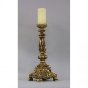 Baroque Candle Holder 20in. Fiberglass Resin Indoor/Outdoor Garden Baroque Candle Holder 20in. Fiberglass Resin Indoor/Outdoor Garden