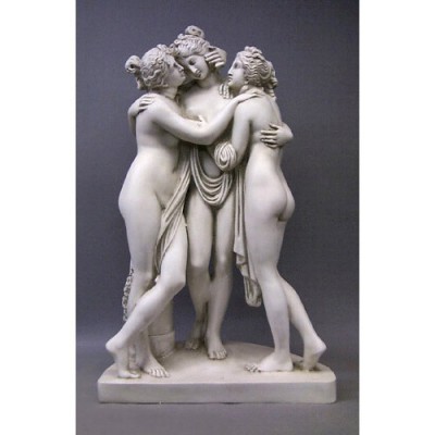 Three Graces 32in. Fiberglass Indoor/Outdoor Garden -  - F69122