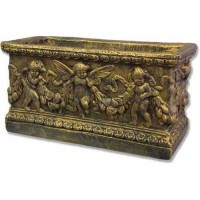 Rectangular Patio Planter Garden / Patio  8in. - Fiberglass Resin - Outdoor