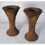 Sunflower Candle Holder EACH Fiberglass Resin Indoor/Outdoor Garden