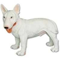 Bull Terrier 19" - Fiberglass Resin Indoor/Outdoor Garden Statue