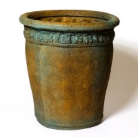 Cornice Pot Tall 20in. A - Fiberglass Resin - Indoor/Outdoor