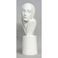 Deco Madonna - Lightweight Fiberglass Resin - Indoor/Outdoor Statue/Sculpture