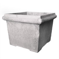 Logan Pot Medium 16.5in. High C - Fiberglass Resin - Outdoor