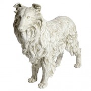 Collie Fiberglass Resin Indoor/Outdoor Garden