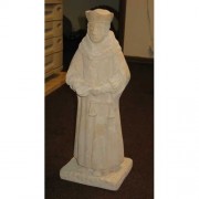 St. Thomas Moore 24in. Lightweight Fiberglass Resin Indoor/Outdoor Church Statuary