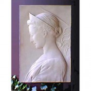 St. Cecilia Wall Lightweight Fiberglass Resin Indoor/Outdoor Garden