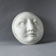 Moon Face 17in. Fiberglass Indoor/Outdoor Garden -  - F679