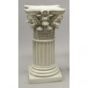 Corinthian Column Fiberglass Resin Indoor/Outdoor Garden Statue