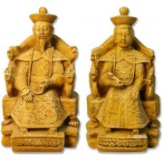 Emperor And Empress - Fiberglass Resin - Indoor/Outdoor Garden Statue