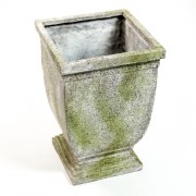 Mava Pot Large 27in. High - Fiberglass Resin - Indoor/Outdoor