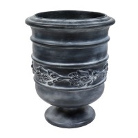 Soba Urn 26in. Fiberglass Resin Indoor/Outdoor Garden / Patio Statue