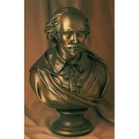 Shakespeare 18in. Fiberglass Resin Indoor/Outdoor Garden