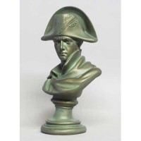 Napoleon Bust 15in. Fiberglass Resin Indoor/Outdoor Garden