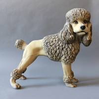 Poodle Fiberglass Resin Indoor/Outdoor Garden Statue