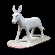 Donkey 12in. Nativity Lightweight Fiberglass Resin Indoor/Outdoor Garden