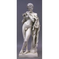 Faune Flutiste Fiberglass Resin Indoor/Outdoor Garden