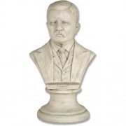 Roosevelt Bust - 17in. - Fiberglass Resin - Indoor/Outdoor Statue Roosevelt Bust - 17in. - Fiberglass Resin - Indoor/Outdoor Statue
