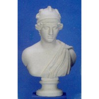 Greek Warrior 31in. - Fiberglass Resin - Indoor/Outdoor Garden Statue