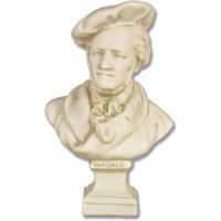 Composer Richard Wagner Small 12in. High - Fiberglass Resin Outdoor Statue