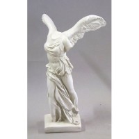 Winged Victory 40in. Nike Fiberglass Resin Indoor/Outdoor Statue