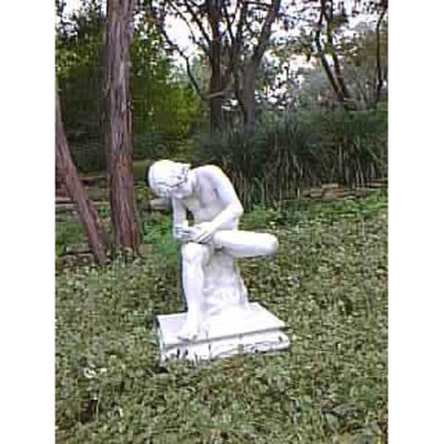 Boy w/Thorn 33in. - Fiberglass - Indoor/Outdoor Garden Statue - - F33 Boy w/Thorn 33in. - Fiberglass - Indoor/Outdoor Garden Statue - - F33