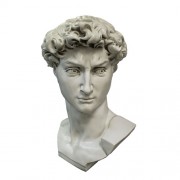 Head Of David From Original 48in. Fiberglass Resin In/Outdoor Statue Head Of David From Original 48in. Fiberglass Resin In/Outdoor Statue