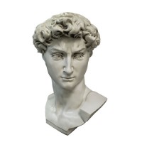 Head Of David From Original 48in. Fiberglass Resin In/Outdoor Statue