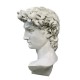 Head Of David From Original 48in. Fiberglass In/Outdoor Statue - - F68976 Head Of David From Original 48in. Fiberglass In/Outdoor Statue - - F68976