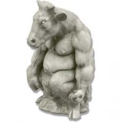 Minotaur 16in. - Fiberglass Resin - Indoor/Outdoor Statue/Sculpture