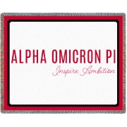 Alpha Omicron Pi Blanket