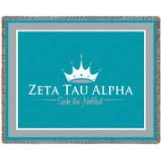 Zeta Tau Alpha Tapestry Throw Blanket Zeta Tau Alpha Tapestry Throw Blanket
