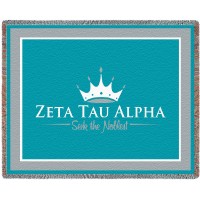 Zeta Tau Alpha Tapestry Throw Blanket