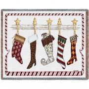 And the Stockings Were Hung Blanket