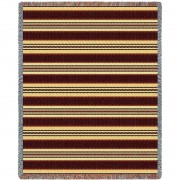 Arroyo Natural - Southwest Native American Inspired Tribal Camp - Cotton Woven Blanket Throw -  (72x54)